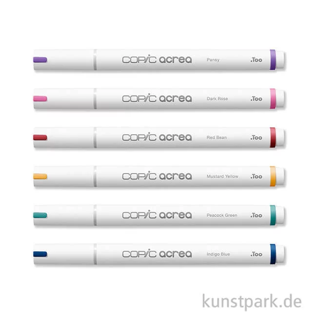 Artikelbild 2 des Artikels “COPIC acrea Paint Marker Set, Deep, 6 Stück “