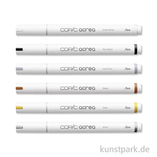 Artikelbild 2 des Artikels “COPIC acrea Paint Marker Set, Essentials, 6 Stück “