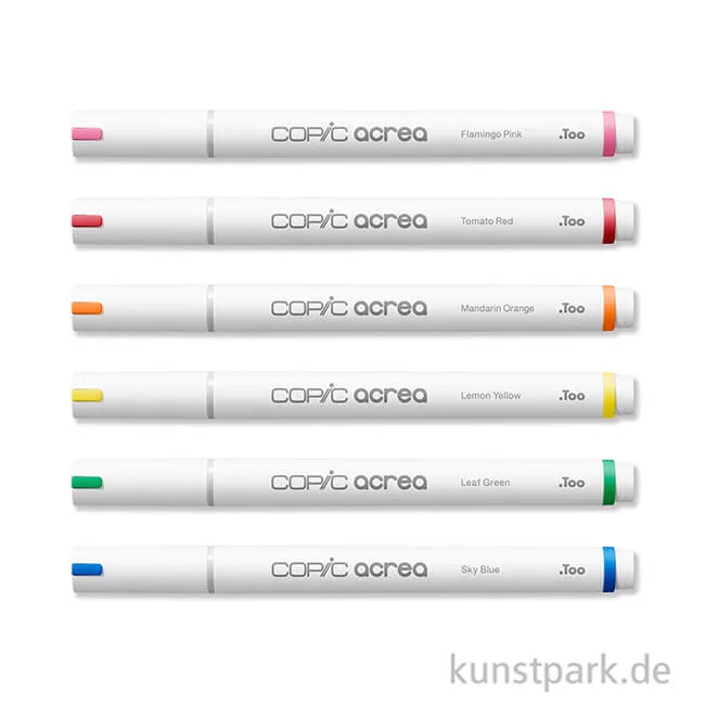 Artikelbild 2 des Artikels “COPIC acrea Paint Marker Set, Vivid, 6 Stück “