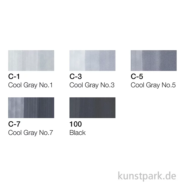 Artikelbild 2 des Artikels “COPIC ciao Set 5+1 - Grautöne “
