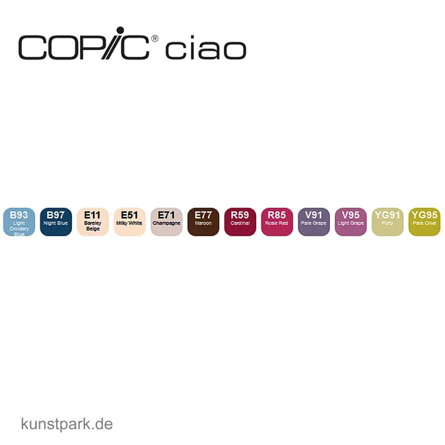 Artikelbild 2 des Artikels “COPIC ciao Set 12er - Nostalgie “
