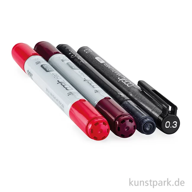 Artikelbild 2 des Artikels “COPIC Doodle Pack - Red, 4 Stifte “
