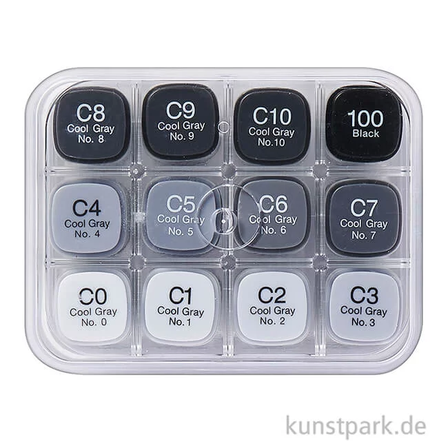 Artikelbild 2 des Artikels “COPIC Marker Set 12er - Grau CG “