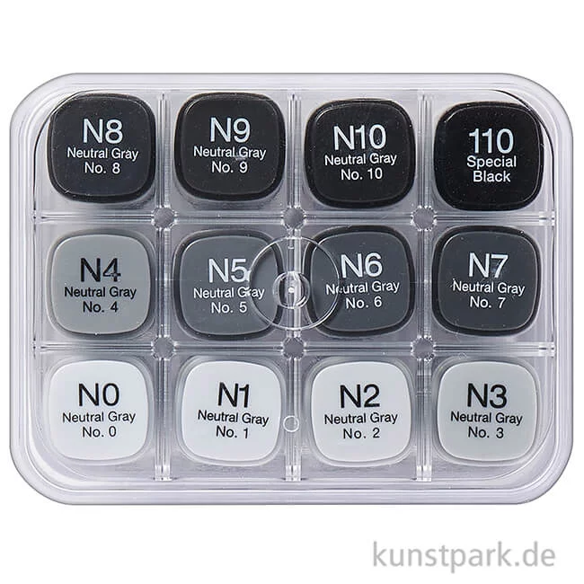 Artikelbild 2 des Artikels “COPIC Marker Set 12er - Grau NG “