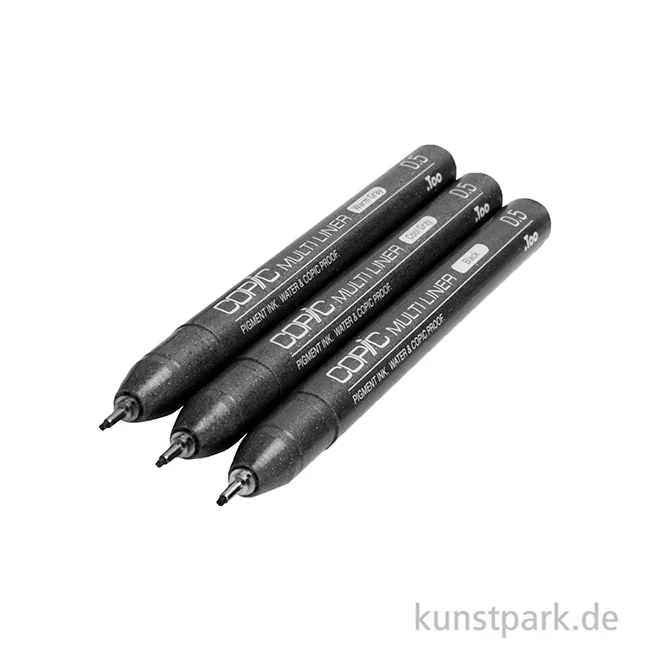 Artikelbild 2 des Artikels “COPIC Multiliner Set - Grautöne + Schwarz, 0,5 mm “