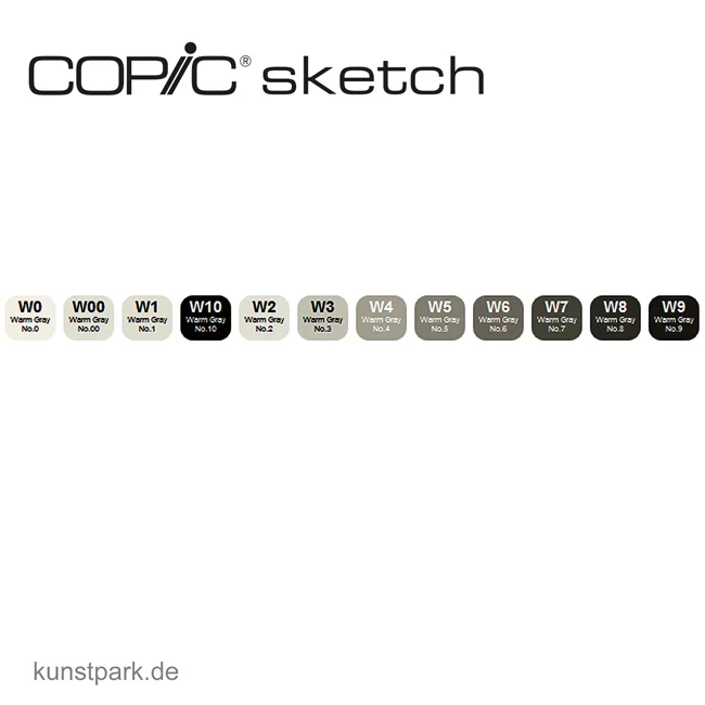 Artikelbild 2 des Artikels “COPIC sketch Set 12er - Warm Grey “