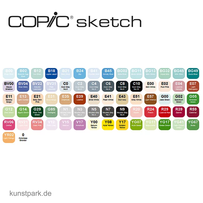 Artikelbild 2 des Artikels “COPIC sketch Set 72er - B “