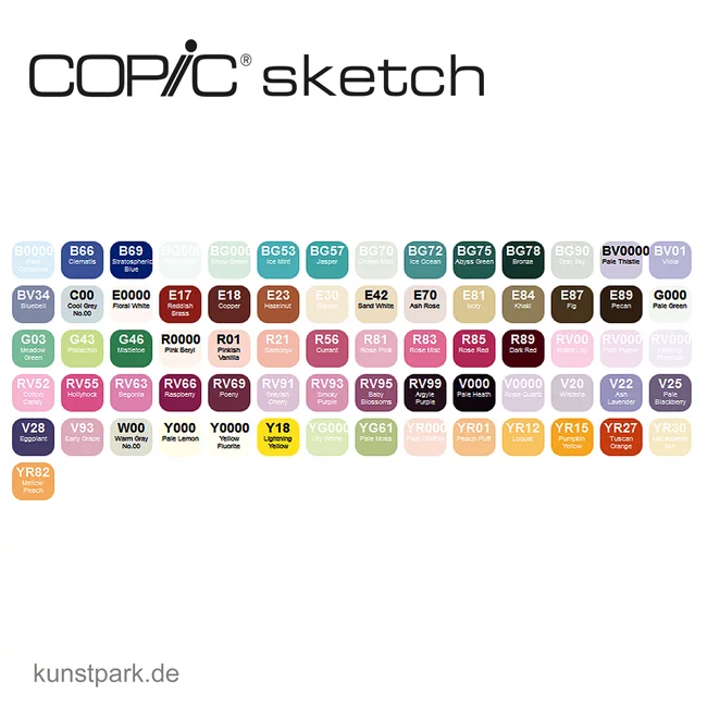 Artikelbild 2 des Artikels “COPIC sketch Set 72er - E “