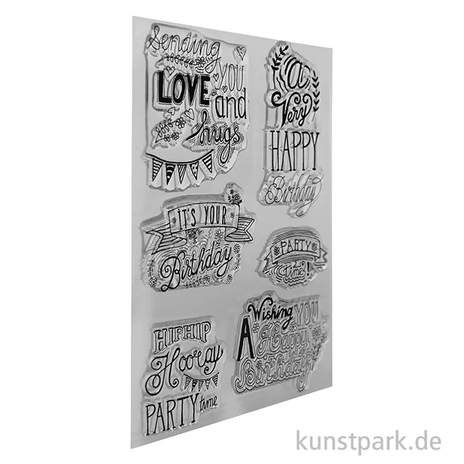Artikelbild 2 des Artikels “CraftEmotions Clear Stamps - Birthday, DIN A6 “