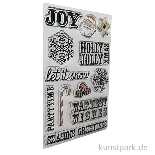 Artikelbild 2 des Artikels “CraftEmotions Clear Stamps - Christmas Sprüche, DIN A6 “