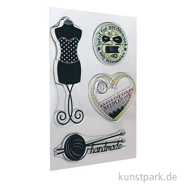Artikelbild 2 des Artikels “CraftEmotions Clear Stamps - Couture Körper, DIN A6 “