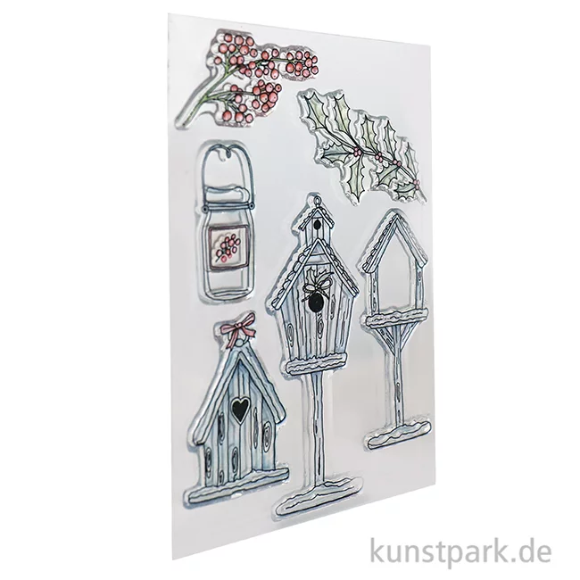 Artikelbild 2 des Artikels “CraftEmotions Clear Stamps - Vogelhäuschen, DIN A6 “