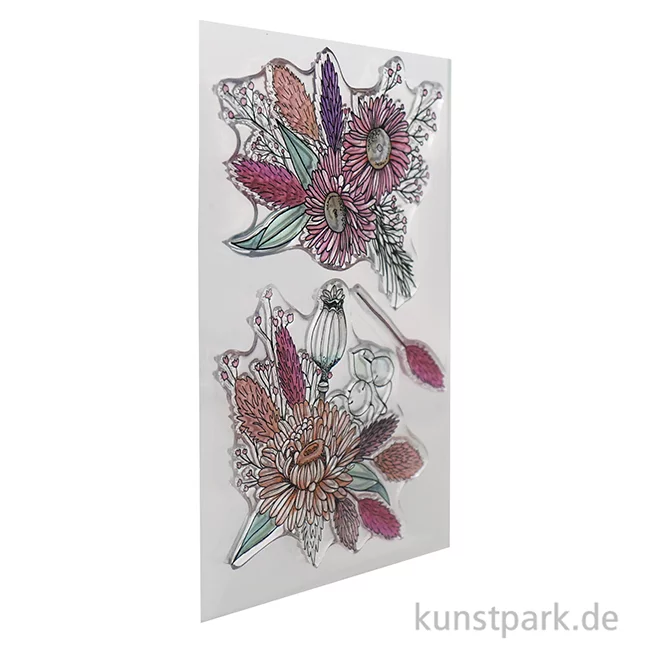 Artikelbild 2 des Artikels “CraftEmotions Clear Stamps - Trockenblumen Arrangements, DIN A6 “