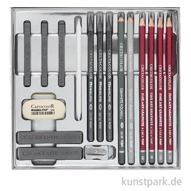 Artikelbild 2 des Artikels “Cretacolor SILVER BOX, 17-teiliges Graphitset “