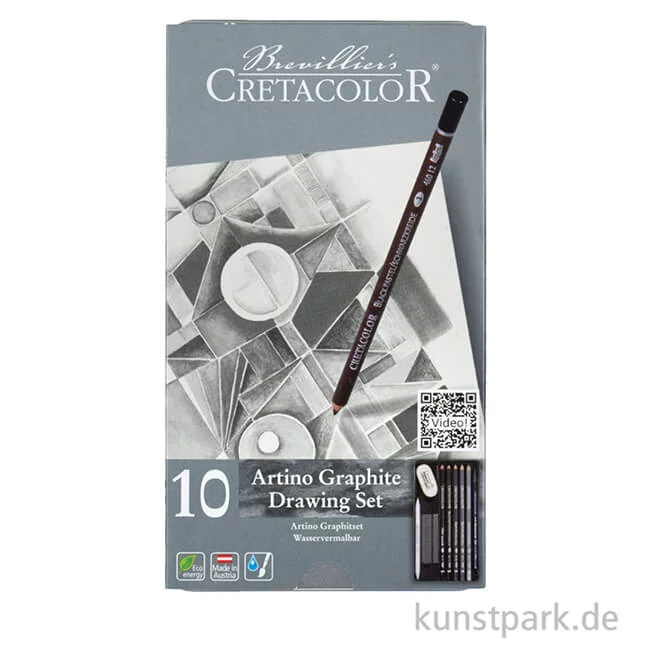 Artikelbild 2 des Artikels “Cretacolor ARTINO Graphite, Metalletui 10 teiliges Graphitset “