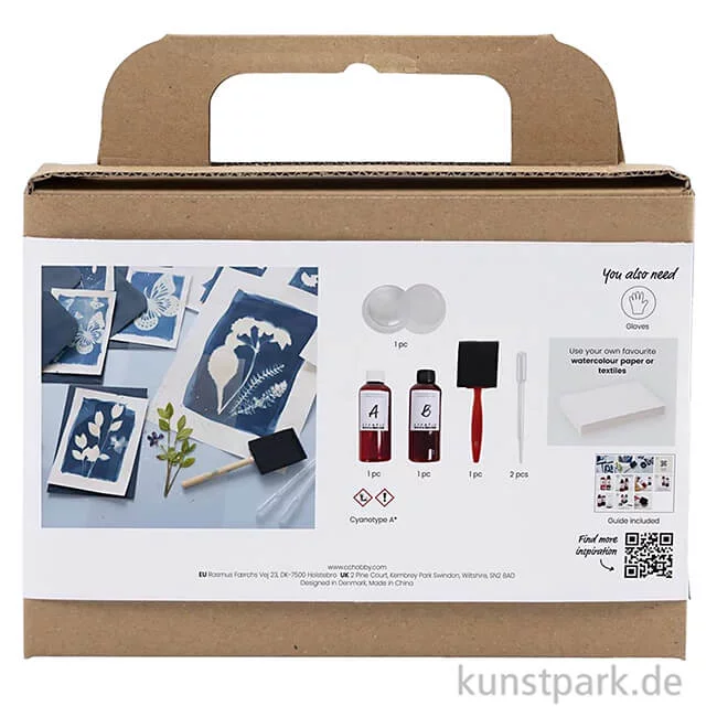 Artikelbild 2 des Artikels “Cyanotypie Starter Set, Werkzeuge für Sonnendrucke “