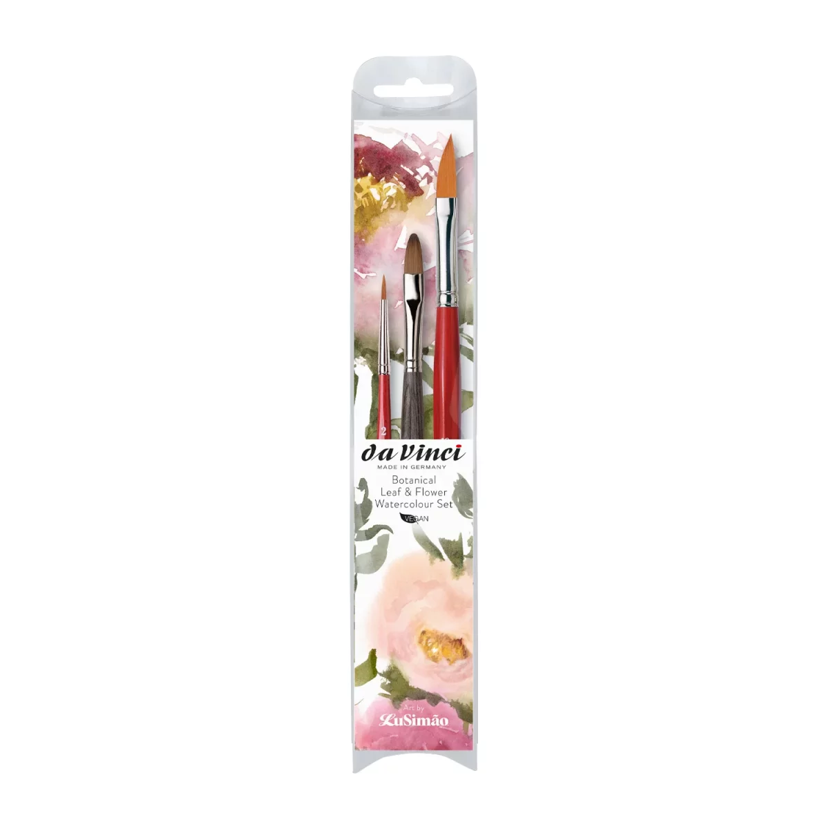 Artikelbild 2 des Artikels “da Vinci Botanical Leaf + Flower Aquarellpinsel Set “