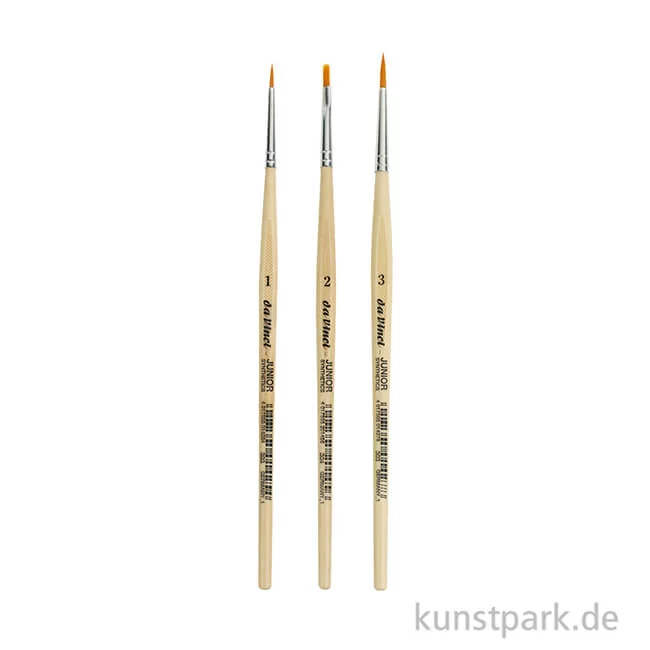 Artikelbild 2 des Artikels “da Vinci JUNIOR Miniatur Pinselset mit 3 Pinseln “