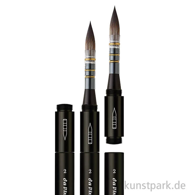 Artikelbild 2 des Artikels “da Vinci Serie 1598T - CASANEO Verwasch- & Aquarell Reisepinsel rund “