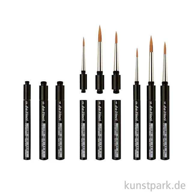 Artikelbild 2 des Artikels “da Vinci SPIN Reisepinsel Set mit 3 Aquarellpinseln “