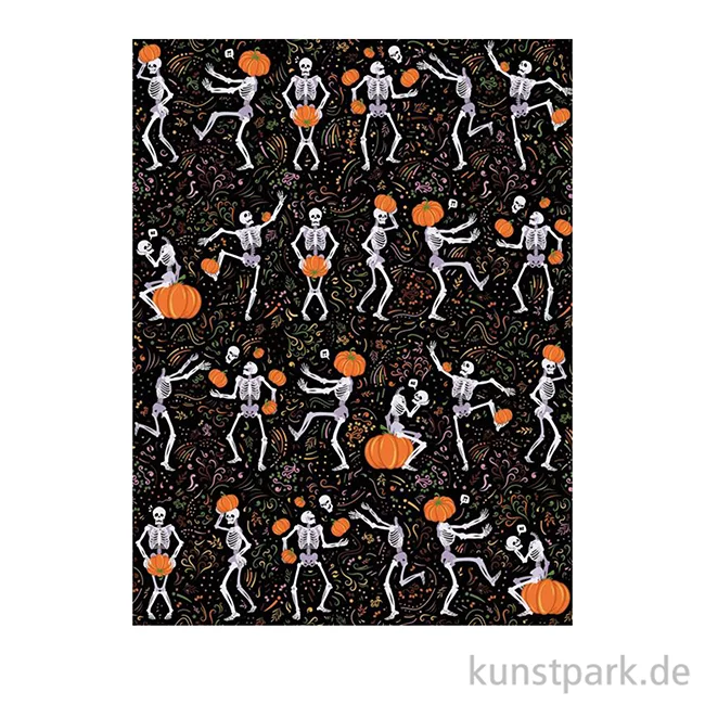 Artikelbild 2 des Artikels “DECOPATCH Texturpapiere Halloween Skelette - Limited Edition “