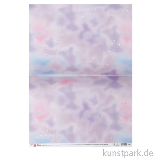 Artikelbild 2 des Artikels “Decoupage Papier - Transformation Blau-Violett, 3 Stück “