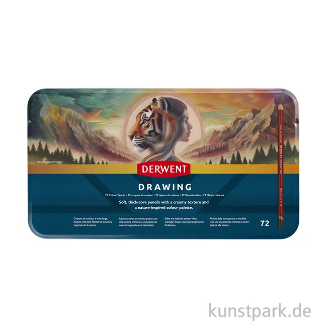 Artikelbild 2 des Artikels “Derwent DRAWING, 72 weiche Sepia-Stifte im Metalletui “