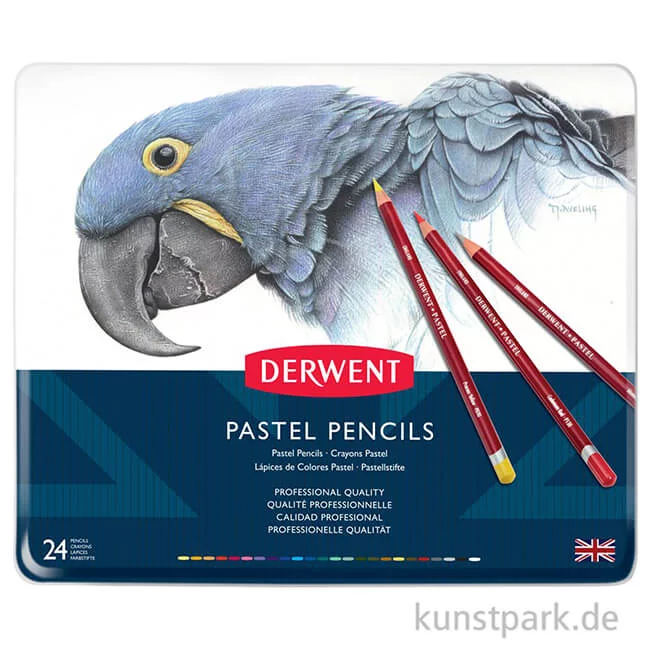 Artikelbild 2 des Artikels “Derwent PASTELS, 24 Pastellstifte im Metalletui “