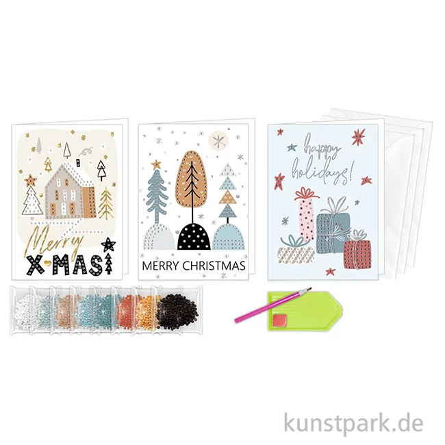 Artikelbild 2 des Artikels “Diamond Painting Cards - Cosy X-Mas Weihnachtskarten “