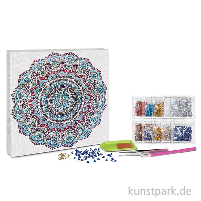 Artikelbild 2 des Artikels “Diamond Painting Set - Mandala 1, 30 x 30 cm “