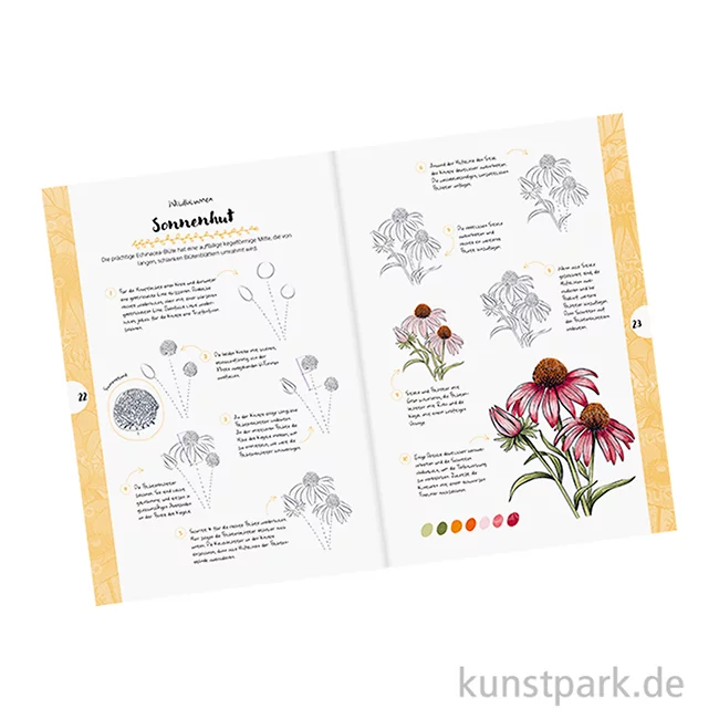 Artikelbild 2 des Artikels “Die Kunst des Zeichnens 10 Steps - Pflanzen, Topp Verlag “