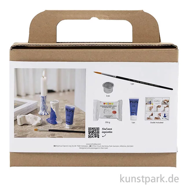 Artikelbild 2 des Artikels “DIY Bastelset - Kerzenhalter Modellieren, Blau “