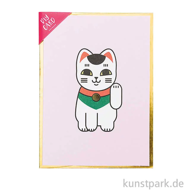 Artikelbild 2 des Artikels “DIY Card - Jardin Japonais, Winkekatze “