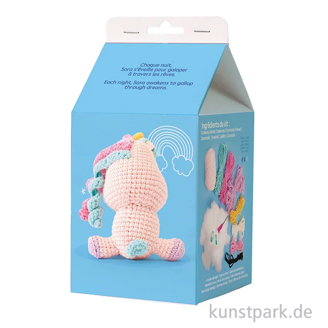 Artikelbild 2 des Artikels “DIY Häkelset - Einhorn Amigurumi Kit “