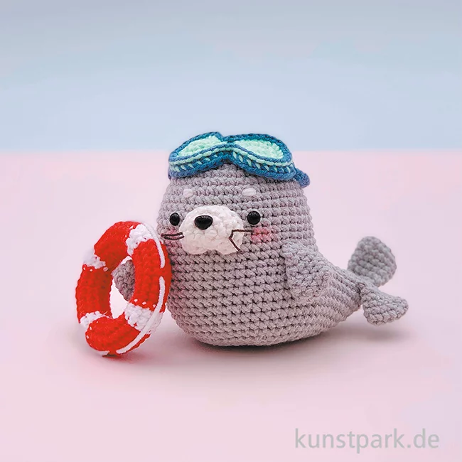 Artikelbild 2 des Artikels “DIY Häkelset - Robbe Amigurumi Kit “