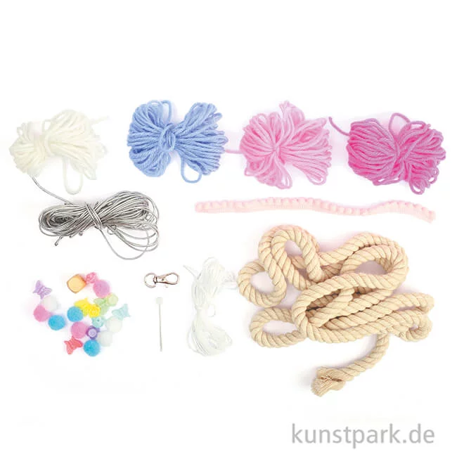 Artikelbild 2 des Artikels “DIY Makramee Set - Regenbogen Wanddeko “