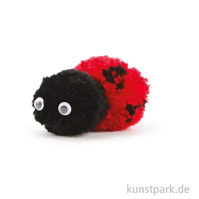 Artikelbild 2 des Artikels “DIY Pompon Bastelset - Marienkäfer “