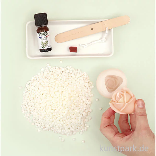Artikelbild 2 des Artikels “DIY Set - Kerzen Blumen Trio mit Keramikschale “