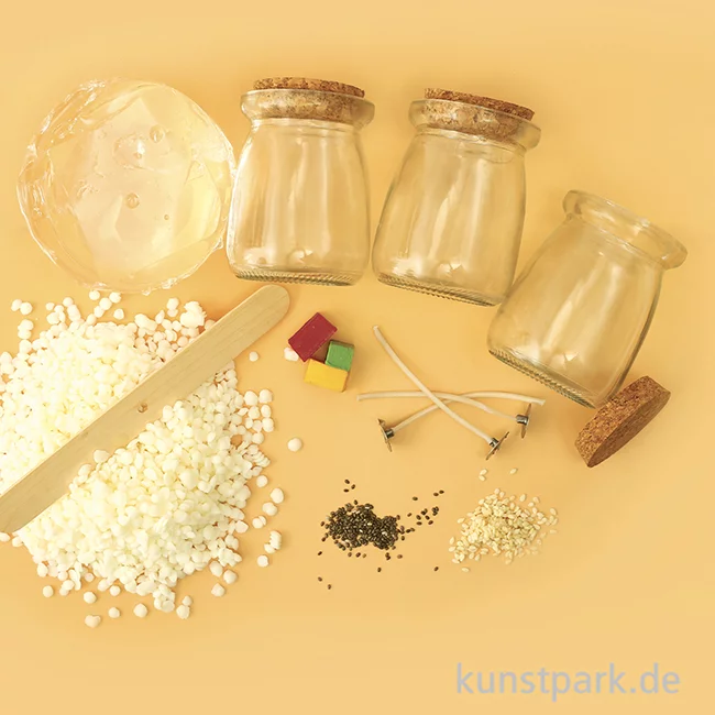 Artikelbild 2 des Artikels “DIY Set - Kerzen im Glas, 3 fruchtige Designs “