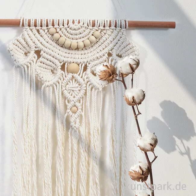 Artikelbild 2 des Artikels “DIY Set - Makramee Wandbehang, Muschel Design “