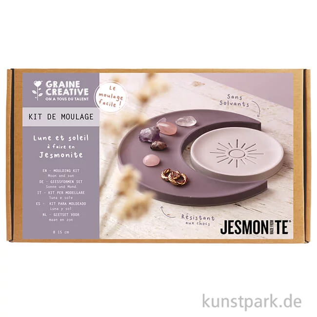 Artikelbild 2 des Artikels “DIY Set - Schalen gießen mit Jesmonite AC100 + Zubehör, Mond + Sonne “