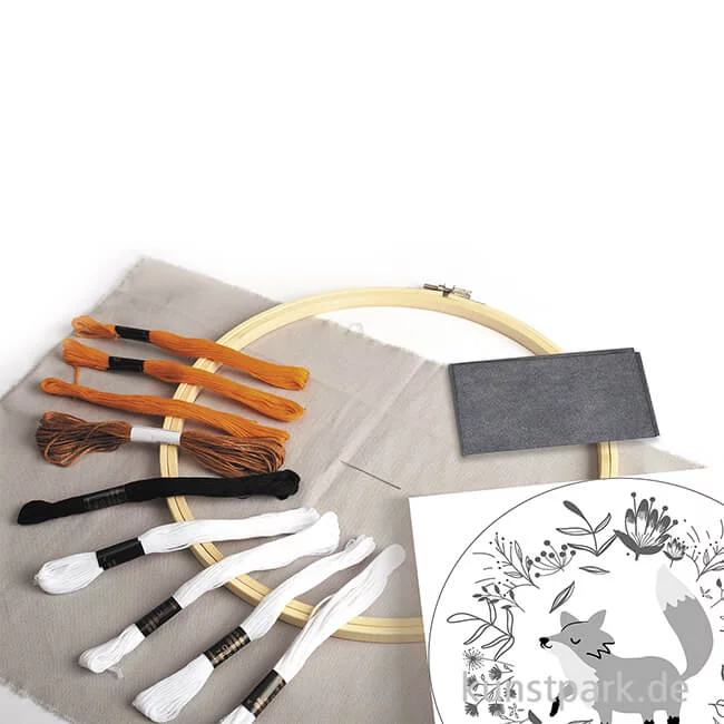 Artikelbild 2 des Artikels “DIY Stickset - Fuchs Embroidery Kit “