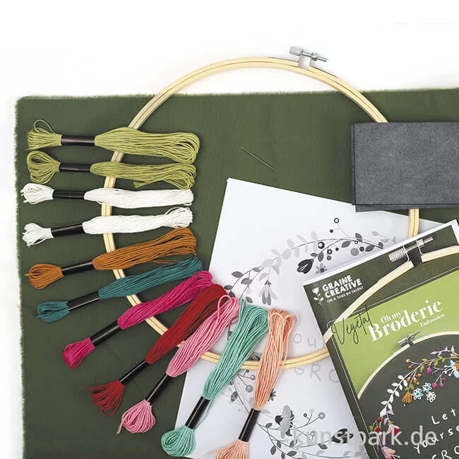 Artikelbild 2 des Artikels “DIY Stickset - Pflanzen Embroidery Kit “