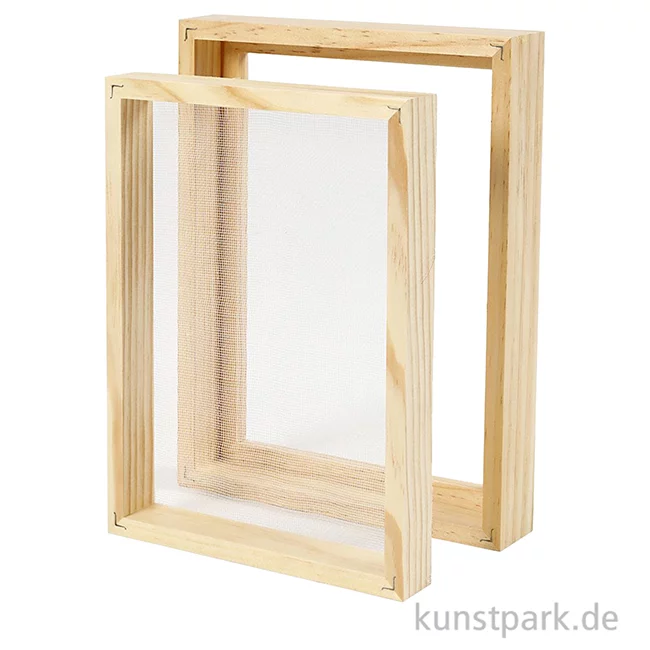 Artikelbild 2 des Artikels “Doppelter Schöpfrahmen zum Papierschöpfen, DIN A5 “
