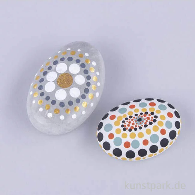 Artikelbild 2 des Artikels “Dot Painting Holzsticks, Länge 14 cm, 7 Stück sortiert “