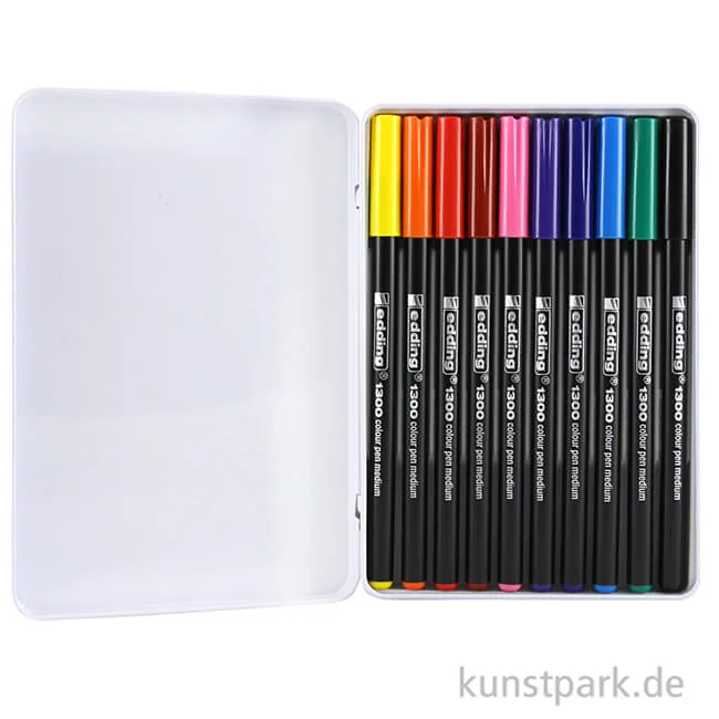 Artikelbild 2 des Artikels “edding 1300 Colourpen Set, Metallschachtel mit 10 Farben “