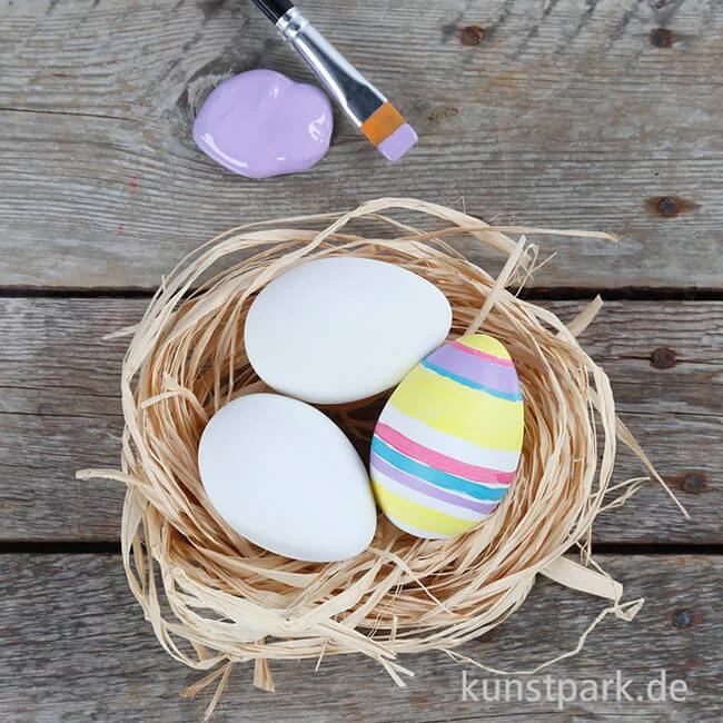 Artikelbild 2 des Artikels “Eier aus Kunststoff, 6 cm, 12 Stück - weiß “
