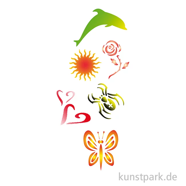 Artikelbild 2 des Artikels “Eulenspiegel Tattoo-Glitzer-Set Best of (XL) “