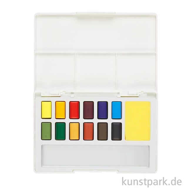 Artikelbild 2 des Artikels “Faber-Castell Aquarellfarben Kasten mit 12 Näpfchen “