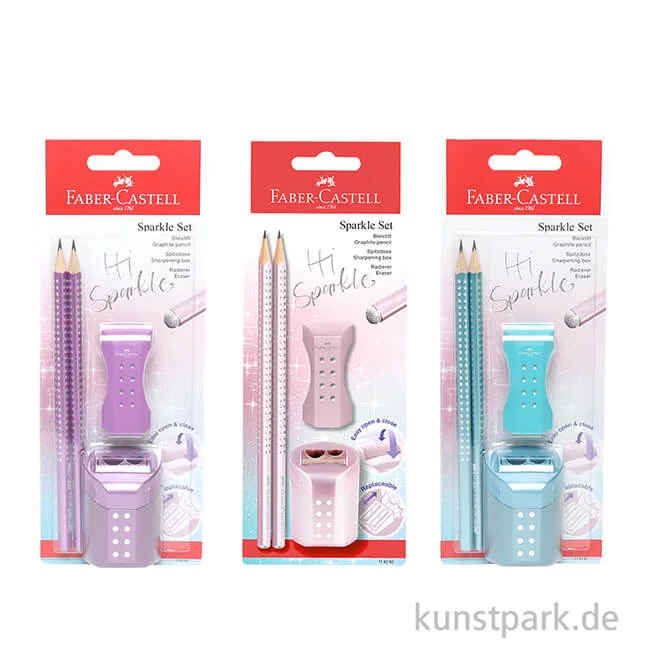 Artikelbild 2 des Artikels “Faber-Castell Bleistift Set - Sparkle Cosmic mit Radierer + Spitzer “